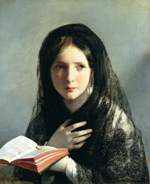 19世纪杰出的奥地利肖像画家friedrichvonamerling笔下的女性