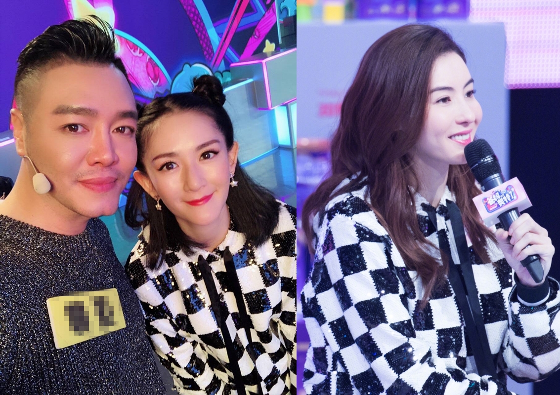 36岁谢娜与38岁张柏芝同穿黑白配套装,哪个辣妈更胜一筹?