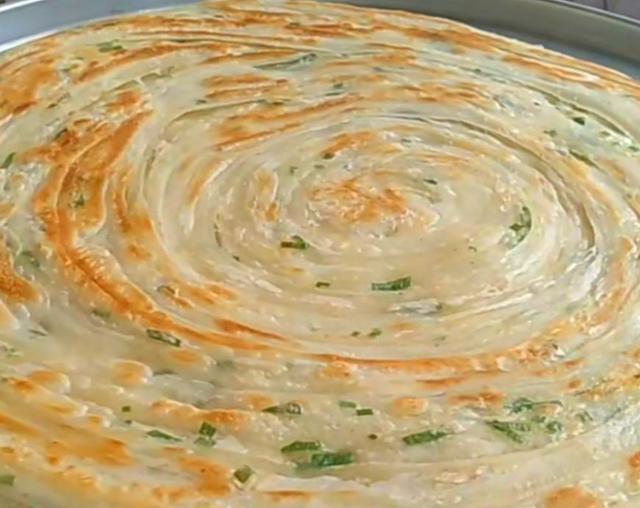 葱花风味手抓饼的做法