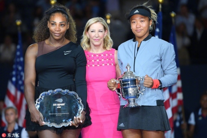 创造历史!日本混血选手大坂直美击败小威获美网冠军