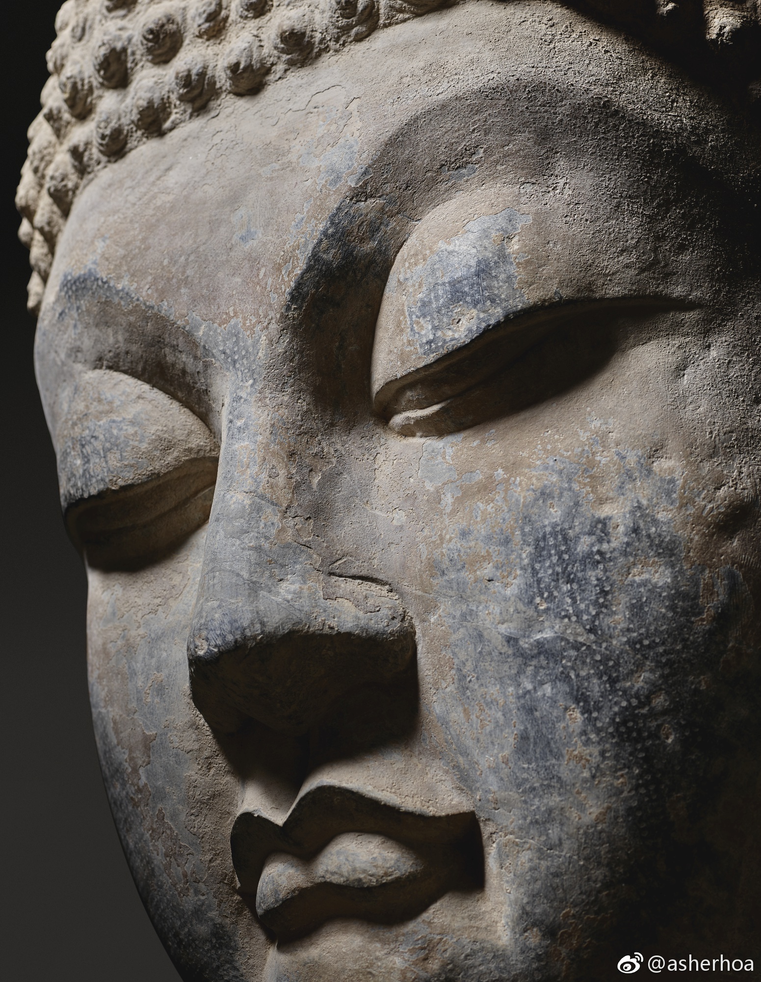 唐代石灰石雕佛首像,即将于9月12日在纽约苏富比拍卖