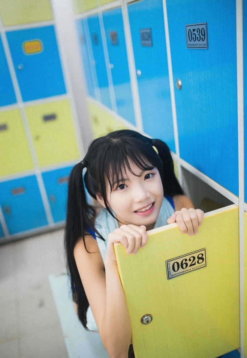 泳装双马尾元气少女可爱甜美可人写真集 @微相册 @微博摄