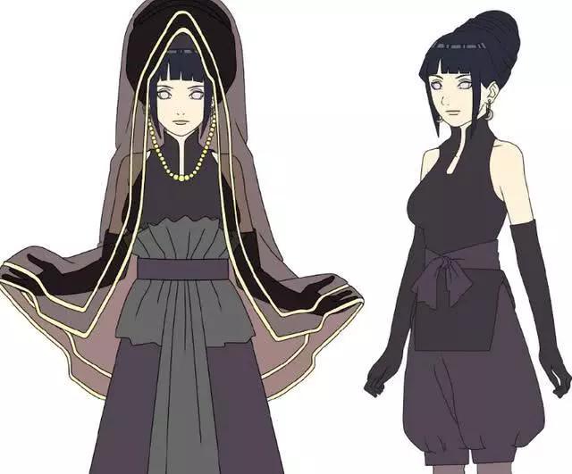 火影忍者穿上各种服装的日向雏田你最喜欢哪一套的风格