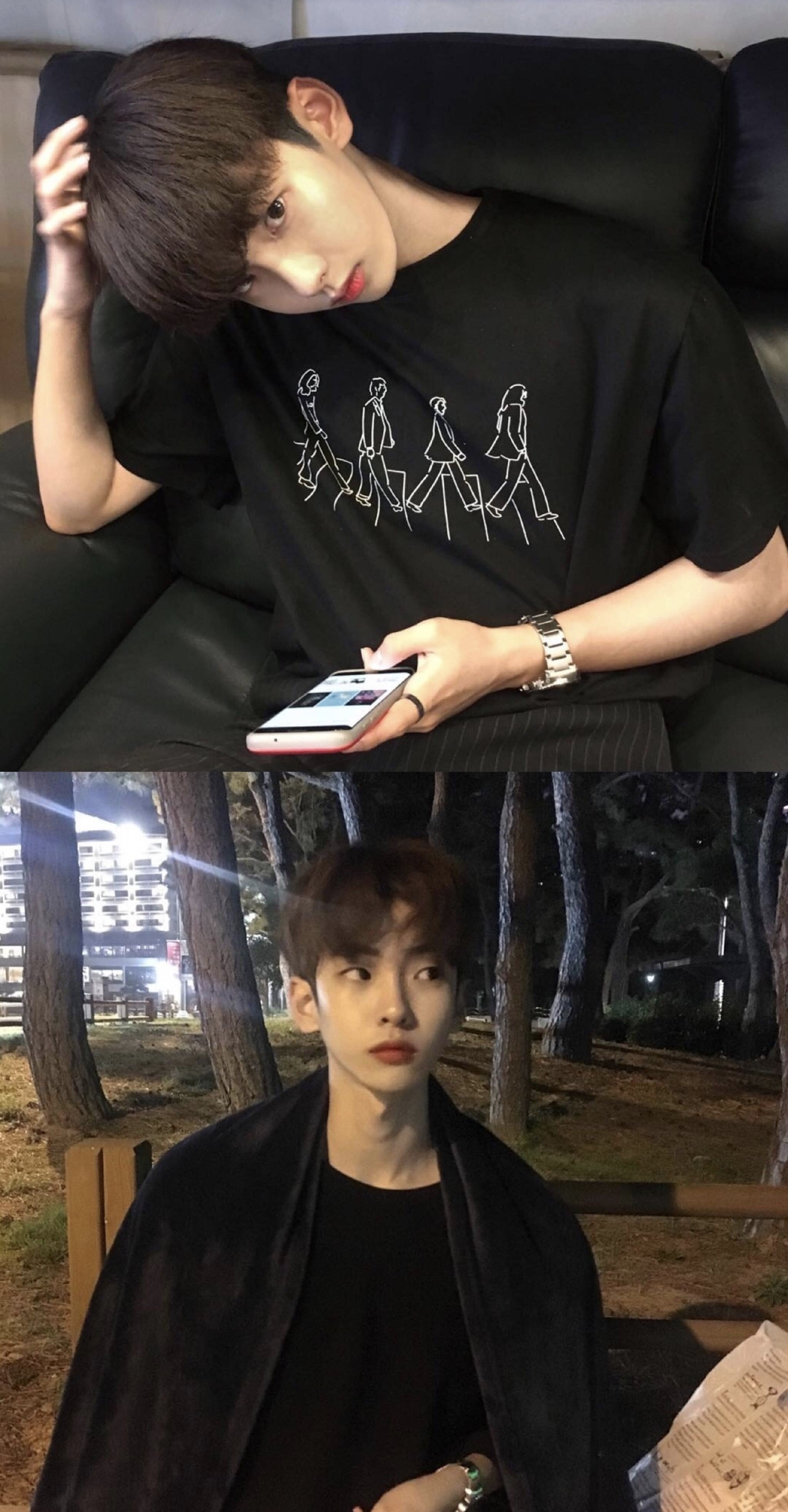 单眼皮大眼睛小哥哥女友视角下的男友照