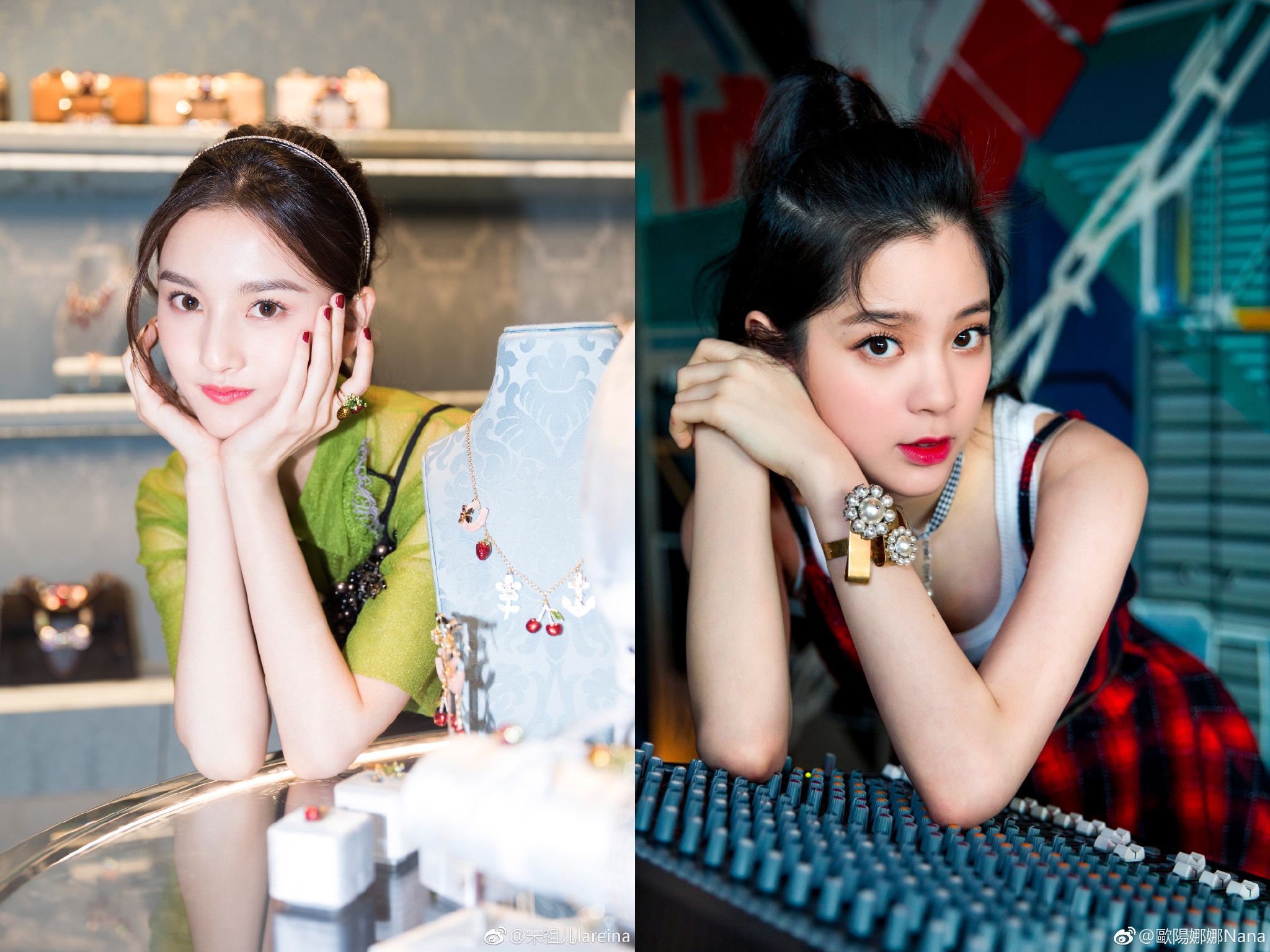 17岁欧阳娜娜与20岁宋祖儿同穿吊带裙现身谁更少女一目了然