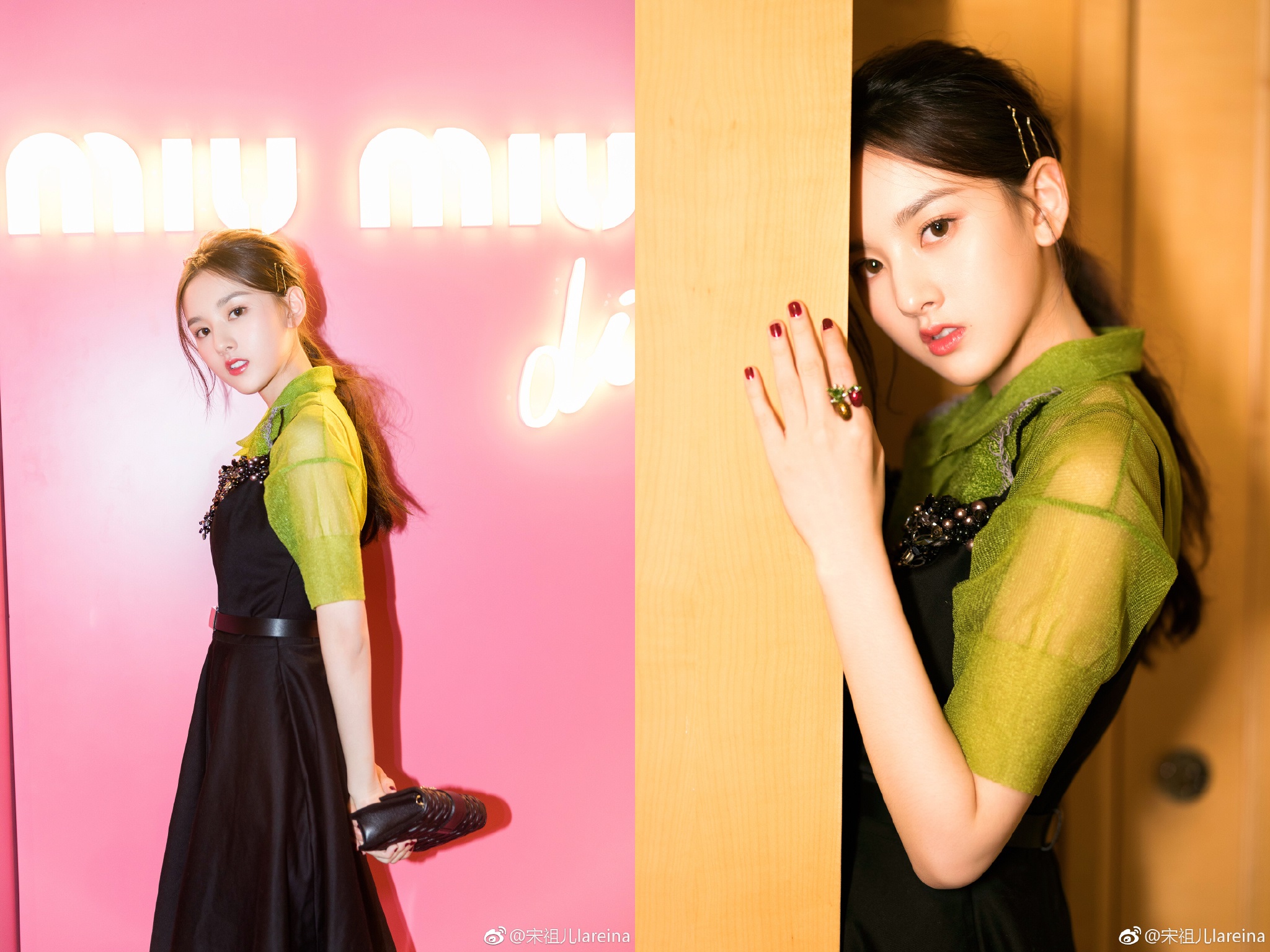 17岁欧阳娜娜与20岁宋祖儿同穿吊带裙现身谁更少女一目了然