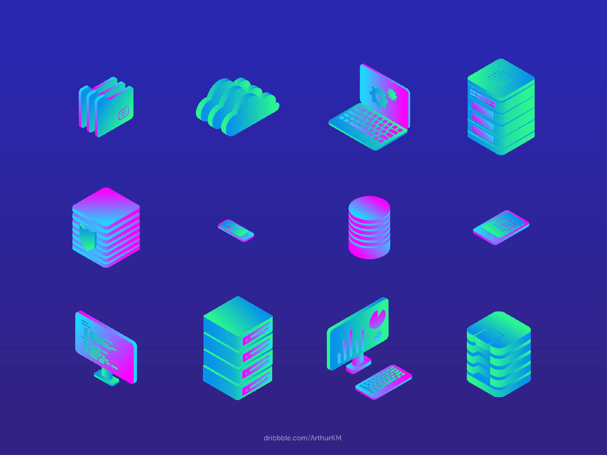 扁平化卡通未来科技科幻科技元素插画uiai矢量设计素材更多详情