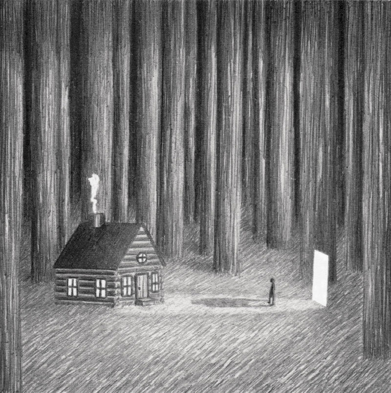 保护我们远离空虚新哈维恩艺术家jameslipnickas的存在主义绘画