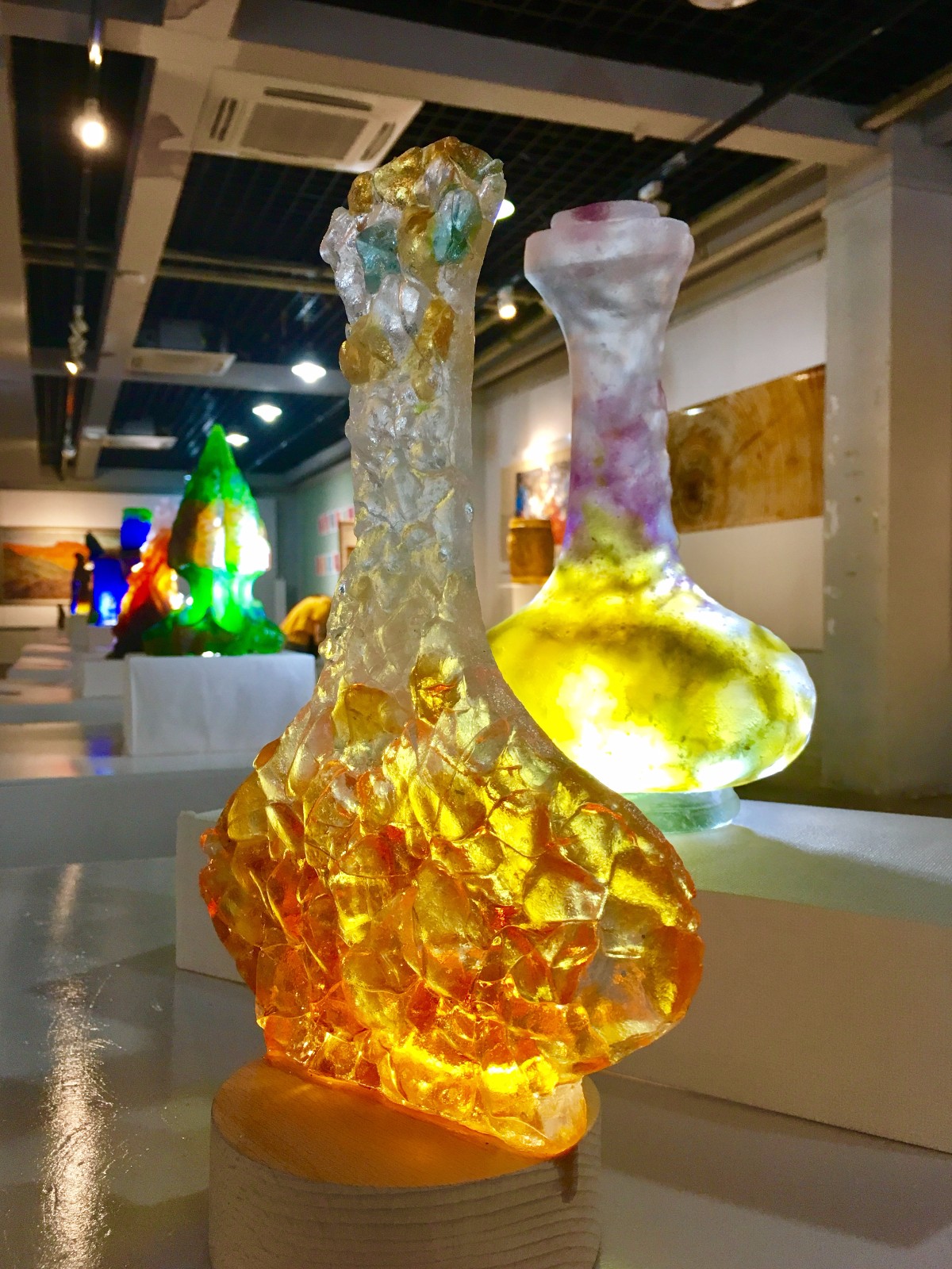 流光溢彩最灯具琉璃投射