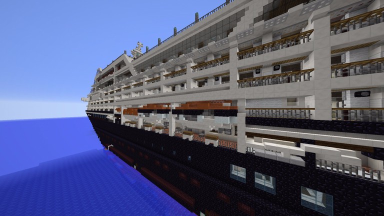 《我的世界》建筑欣赏 超豪华海上游轮