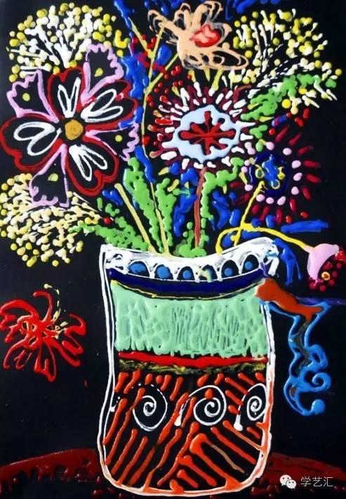 挤挤画|让孩子想象力爆棚的画法,你怎么能错过!