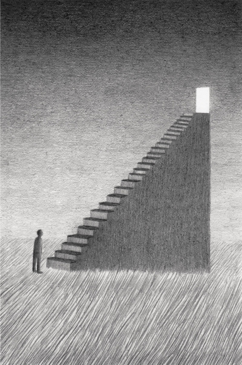 保护我们远离空虚新哈维恩艺术家jameslipnickas的存在主义绘画