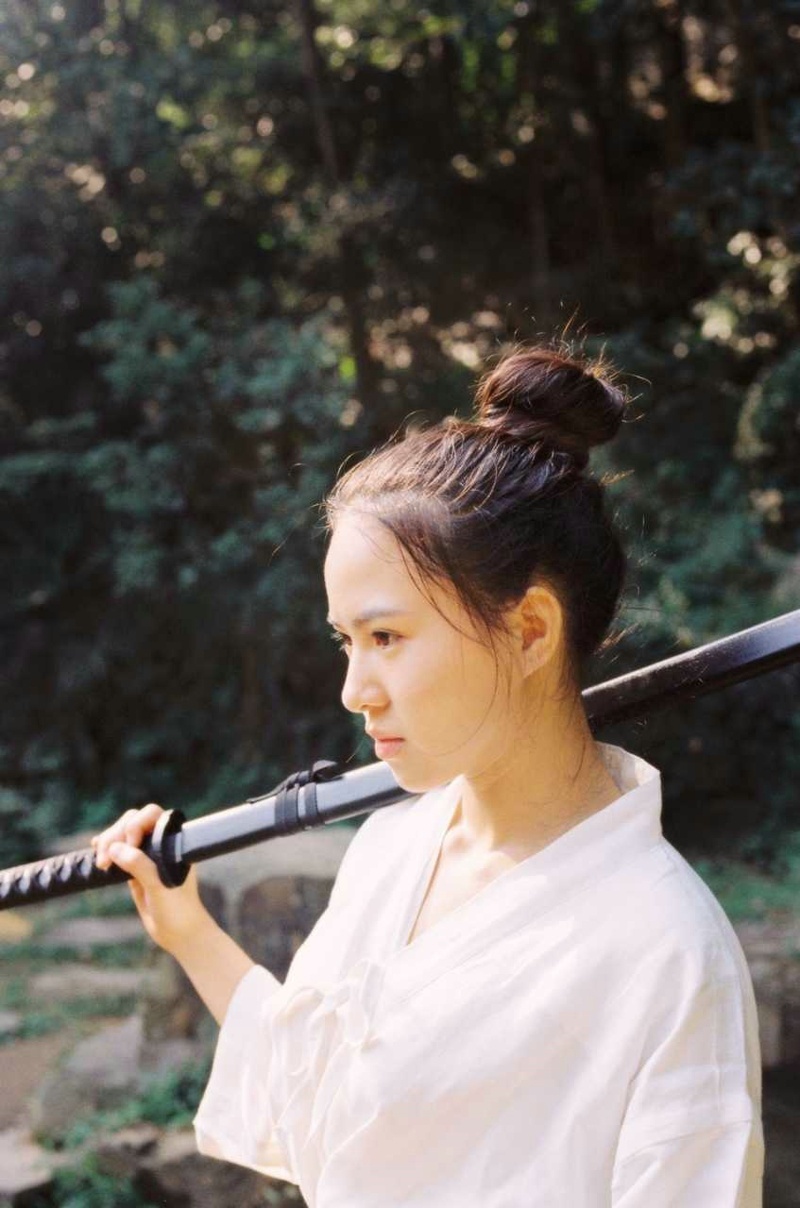 剑道美女丛林处剑眉英气逼人写真集67676767微相册微博摄影