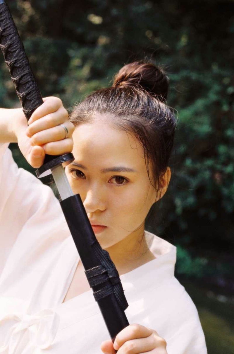 剑道美女丛林处剑眉英气逼人写真集67676767微相册微博摄影