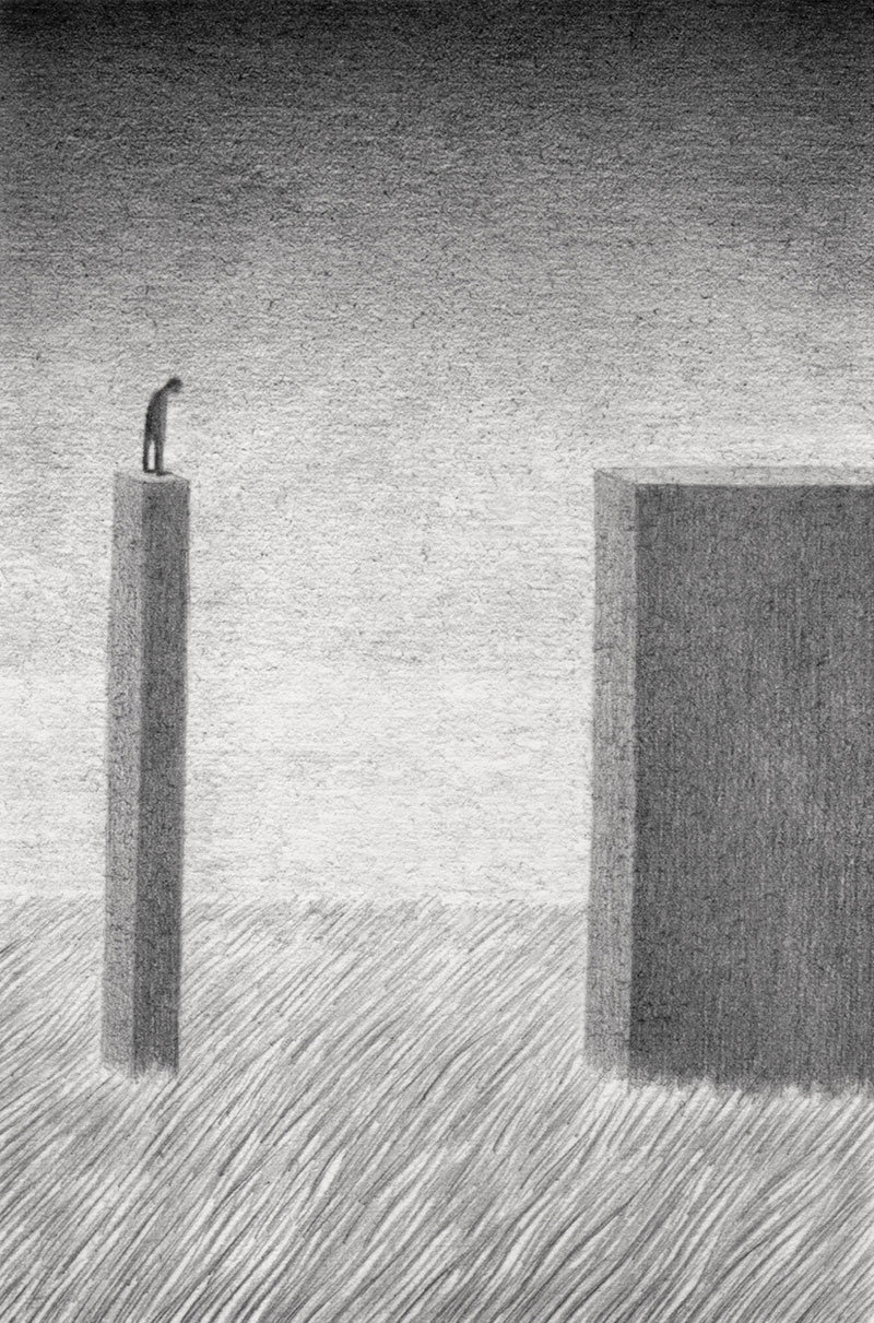 保护我们远离空虚新哈维恩艺术家jameslipnickas的存在主义绘画