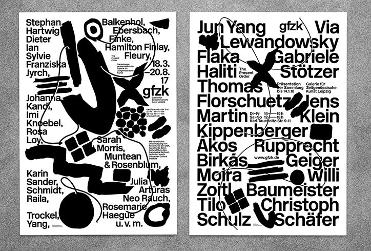 一组文字版式设计.每种字体都有自己的声音.