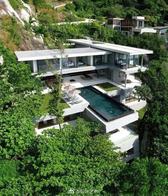 建筑 | 山坡上的别墅，发呆可以从早到晚…|山坡|别墅|建筑_新浪新闻