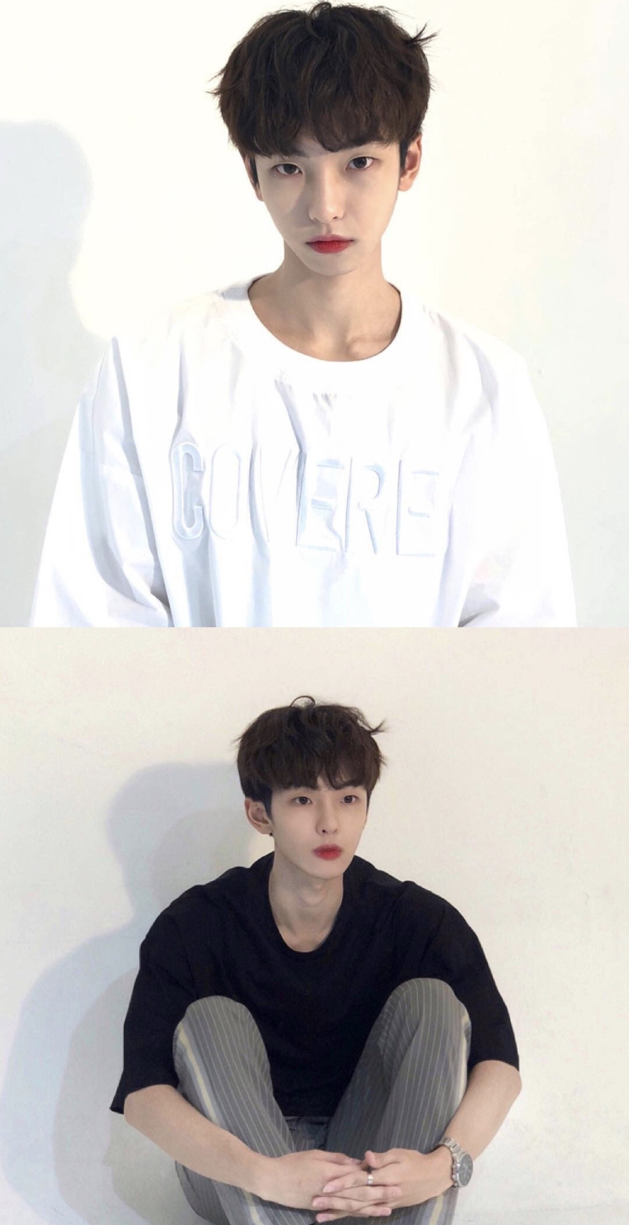 单眼皮大眼睛小哥哥女友视角下的男友照