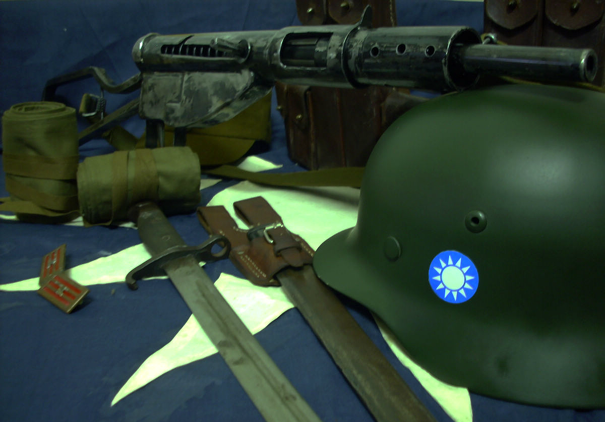 实拍国军的抗战武器,最后那张,纯进口的德国货|德国|装备|装甲兵_新浪