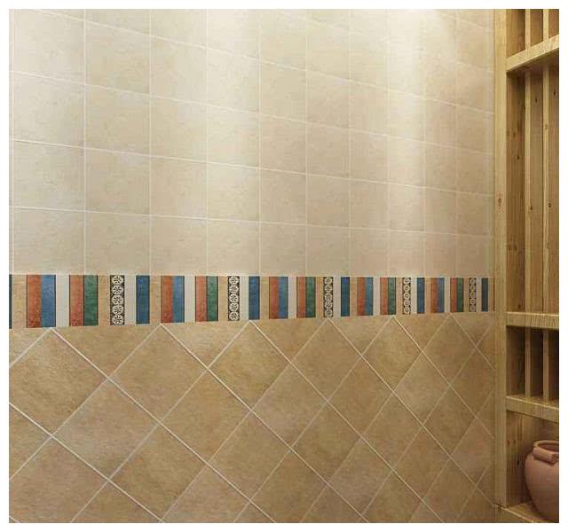 卫生间里流行这样贴腰线,装修好之后效果真的很漂亮