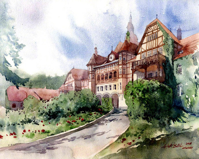 建筑水彩 | grzegorz wróbel