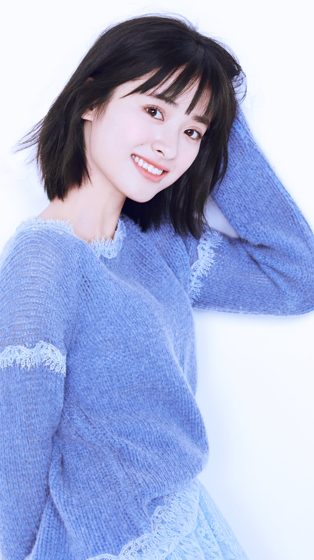 她是初恋感的漫画女孩,出演内地版《流星花园》女主,甜美十足!