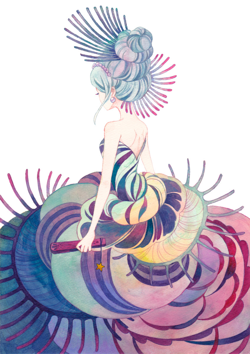 蝴蝶女孩与花枝67676767casso