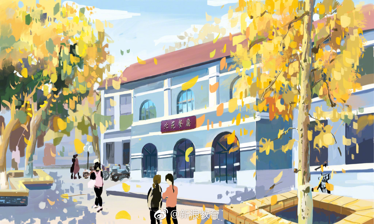 的小哥哥小姐姐们却别出心裁,选择用画笔记录校园的秋天