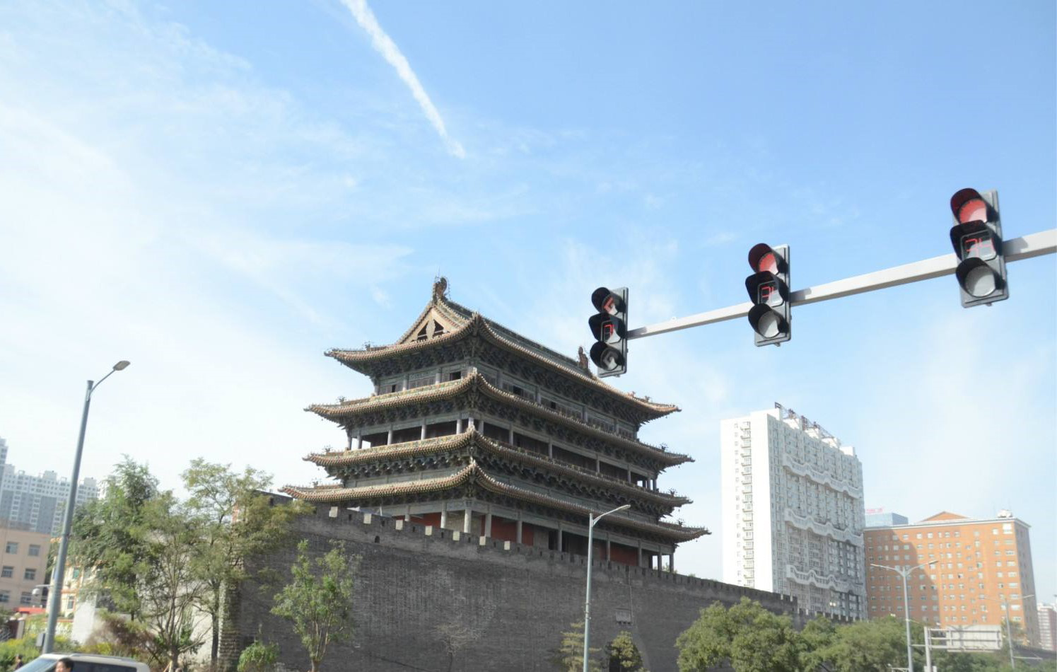 它是太原唯一被保留的明代古城墙今天北大街仍能看到它的壮丽