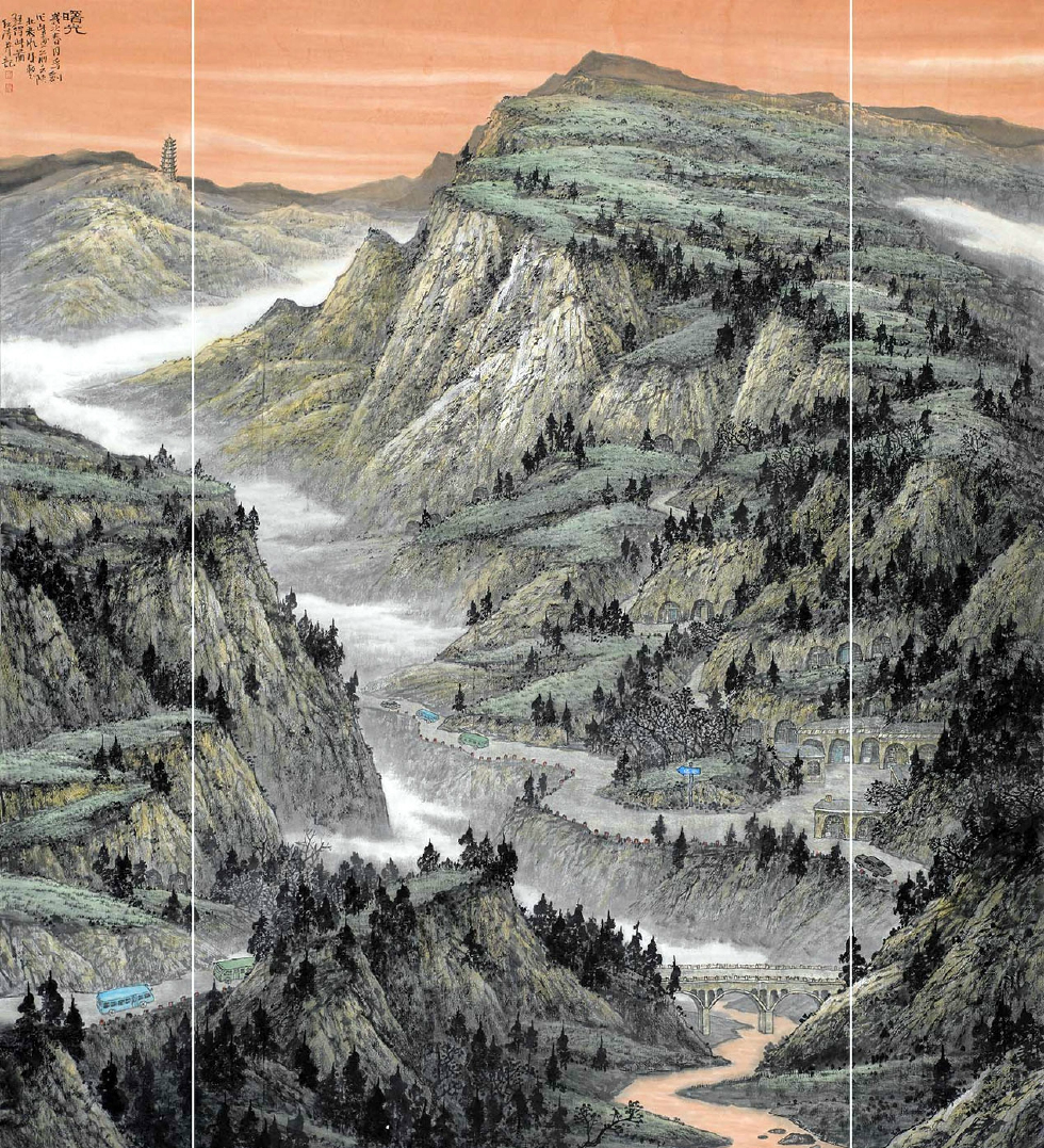 中国美术家协会会员王洪涛山水国画作品