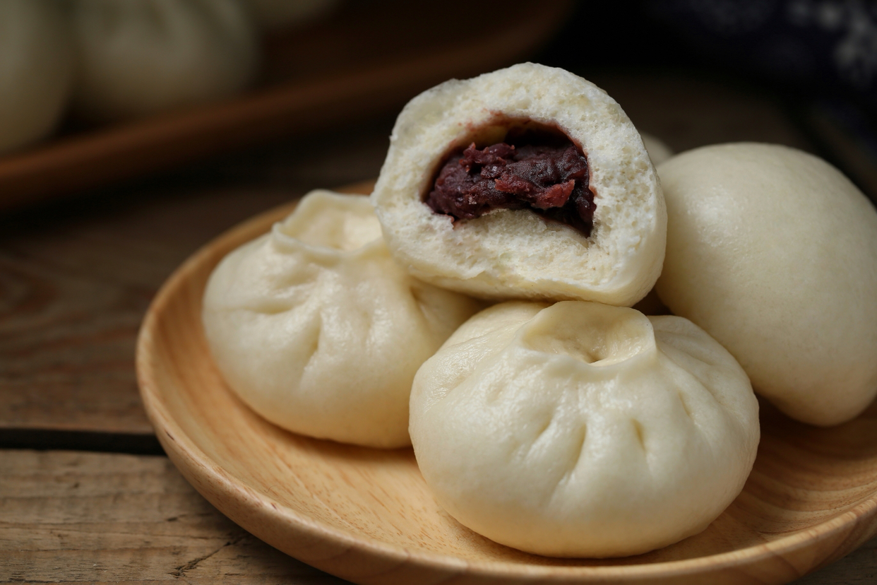 我做的豆沙包暄软香甜孩子点名要它当早餐吃好了才能学习好