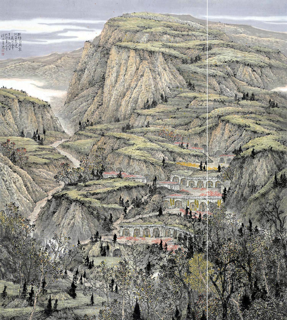 中国美术家协会会员王洪涛山水国画作品|王洪涛|中国美术家|国画_新浪