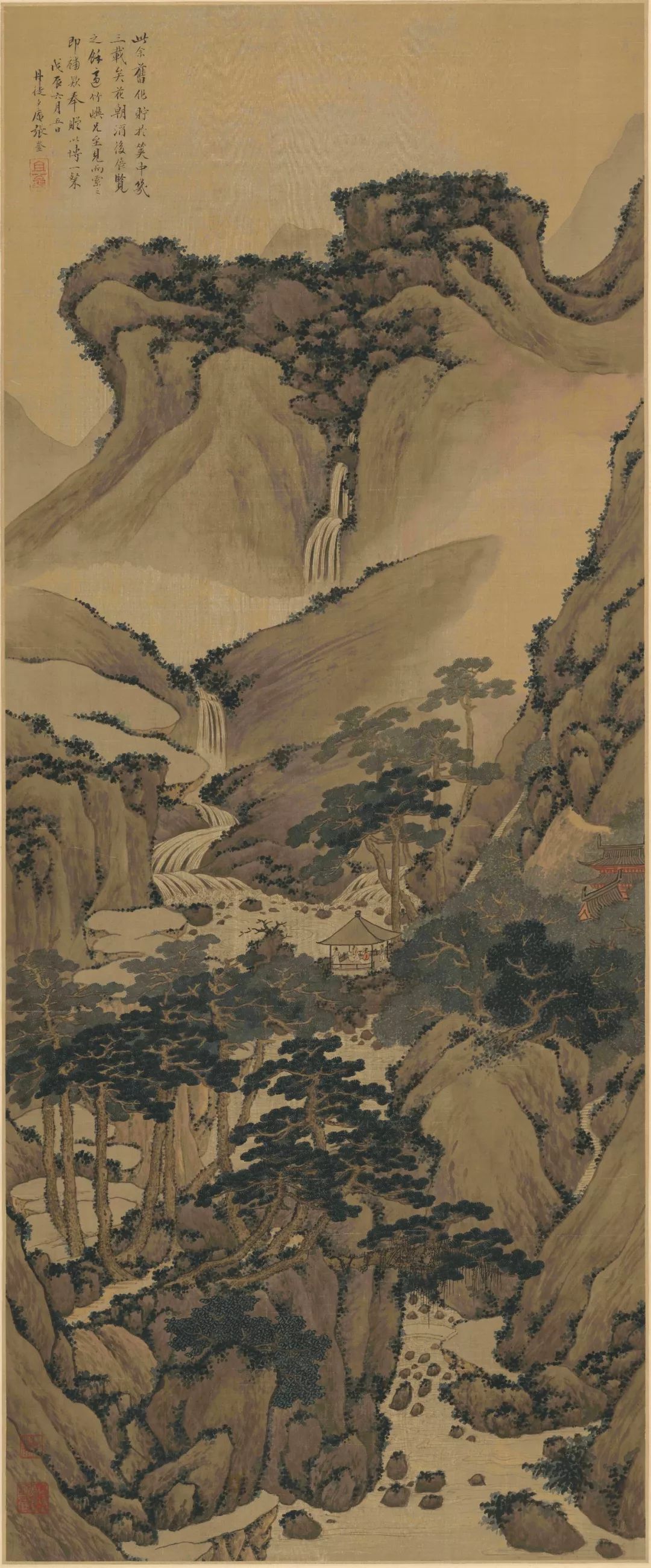 明月松间照松美术馆大展中国古代绘画中的松