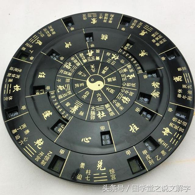 两张八卦图的重叠就是奇门遁甲的框架,给大家看图!