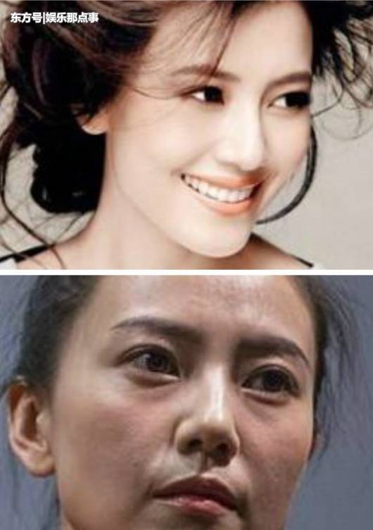 明星妆后大变脸高圆圆素颜无眼看最后一个你认不出来