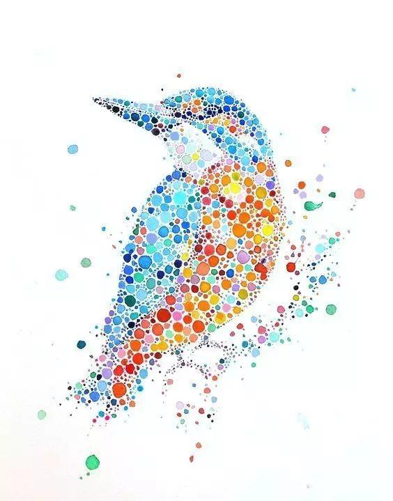 点彩画如果你不会画画甩点点也可以畅享艺术创作