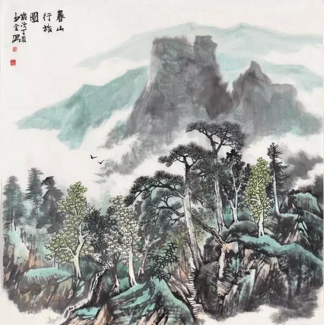 画家:李少全(中国美术家协会会员,湖南省美术家协会理事) 李淖在《秦