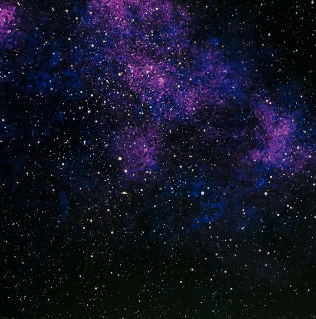 繁星之夜摄影作品美的不真实