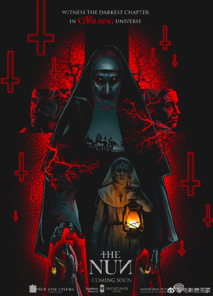 酷!温子仁制作并编写!《招魂》系列外传《修女》曝光全新艺术海报