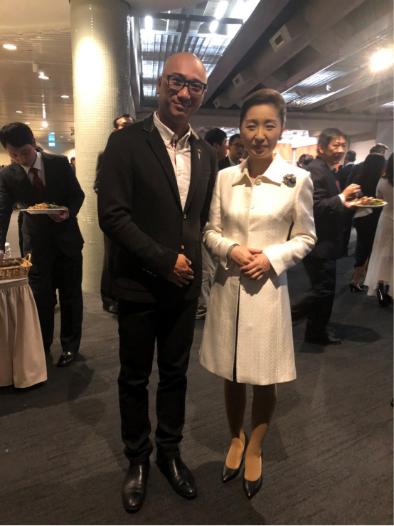 海拓集团创始人毛英楠先生与中国驻新西兰大使吴玺女士合影