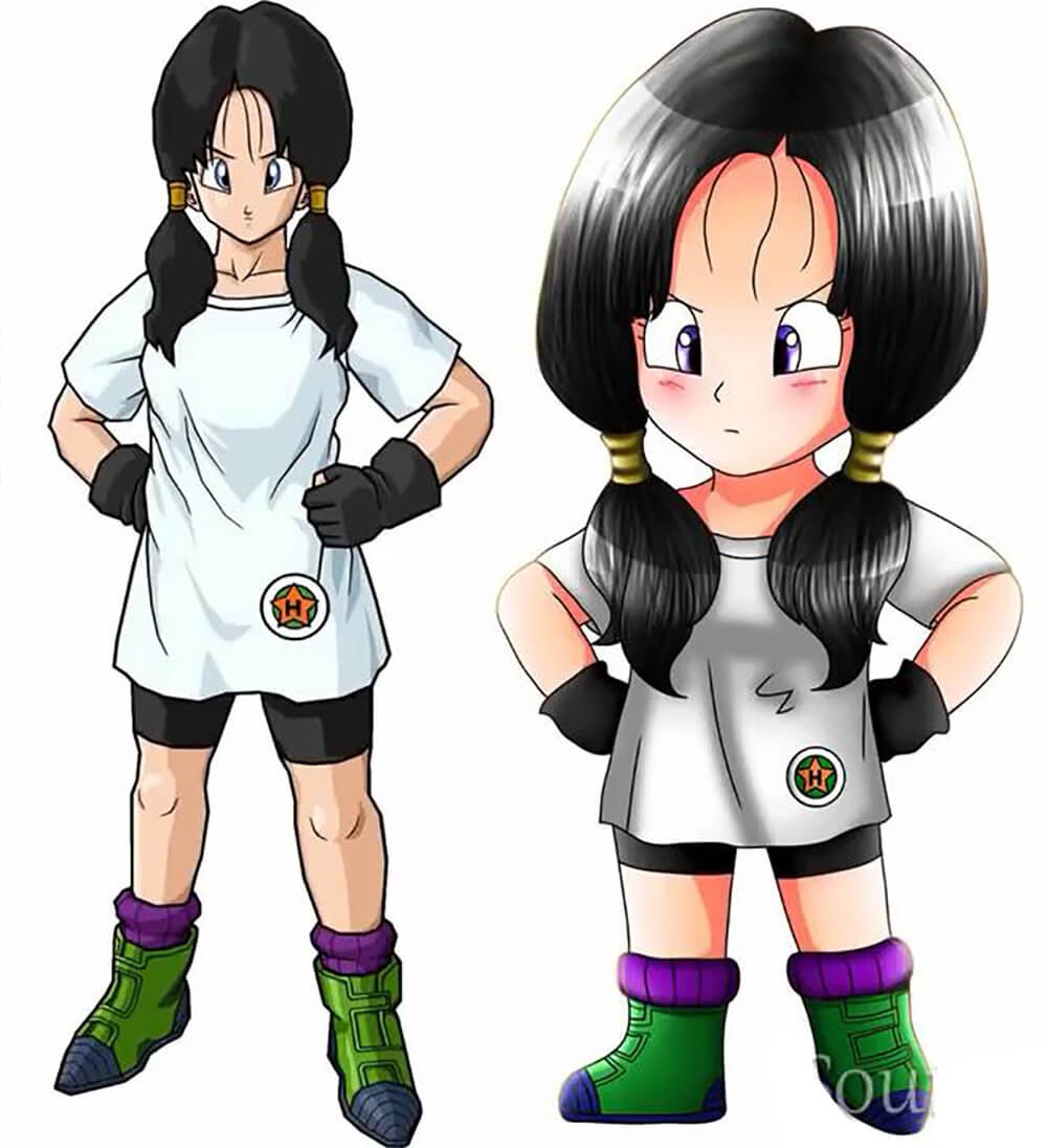 15位龙珠人物萌化版琪琪娇羞红了脸沙鲁抱个小奶瓶