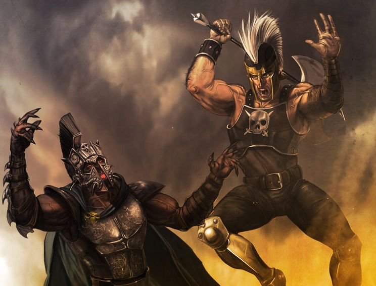 因为战神阿瑞斯的背景故事过于复杂,涉及到希腊神话体系(包括天神宙斯