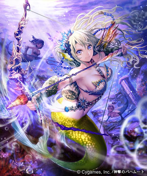 穿中式服装的美人鱼见过吗这组插画不仅造型靓丽颜色也很漂亮呢