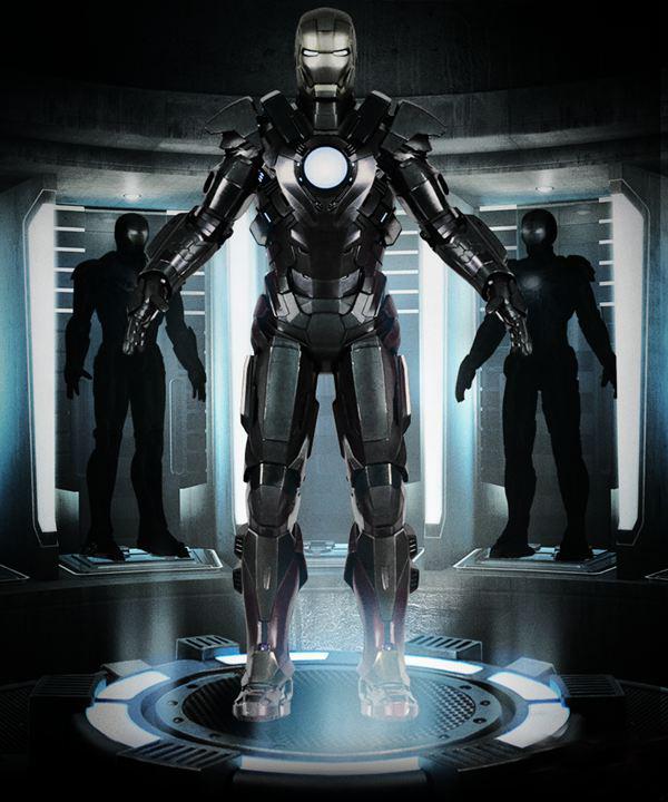 《钢铁侠》的战甲大全,网友:满满的黑科技啊!