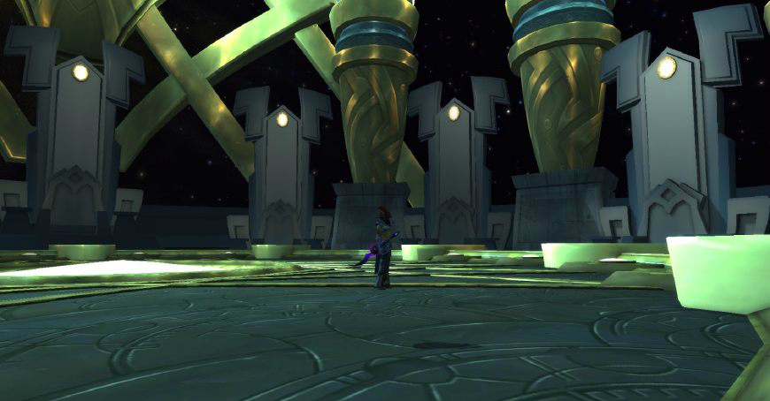 魔兽世界7,3万神殿这就是我们要星魂阿古斯干架的地方