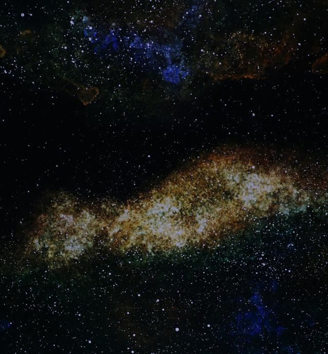 繁星之夜摄影作品美的不真实