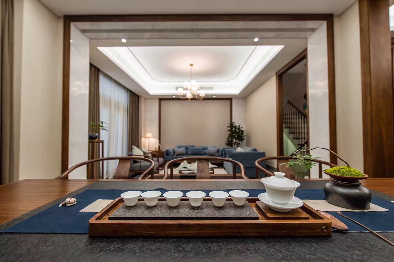 220平新中式软装设计案例欣赏,设计+家具定制+软装摆场|软装设计|家具|案例|设计|其实_新浪新闻