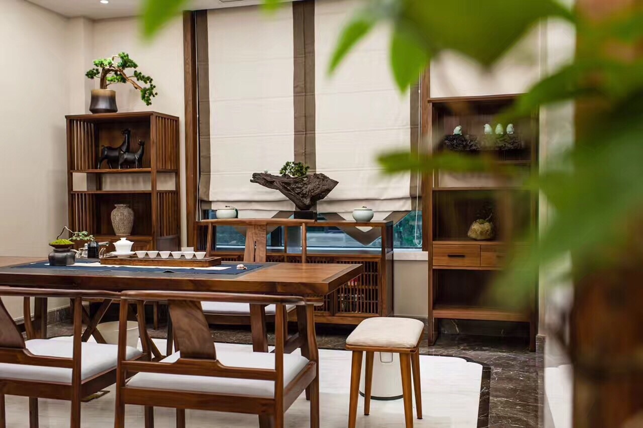 220平新中式软装设计案例欣赏,设计 家具定制 软装摆场