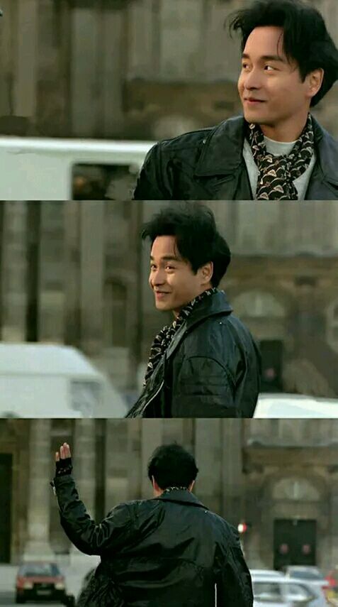 靠车的镜头,身上那种不羁的气质,像极了一个人,那就是哥哥张国荣