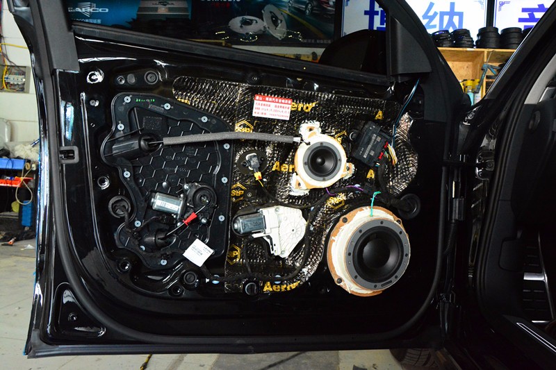 声临其境,极致音乐 奥迪a8l改装汽车音响丹拿372三分频